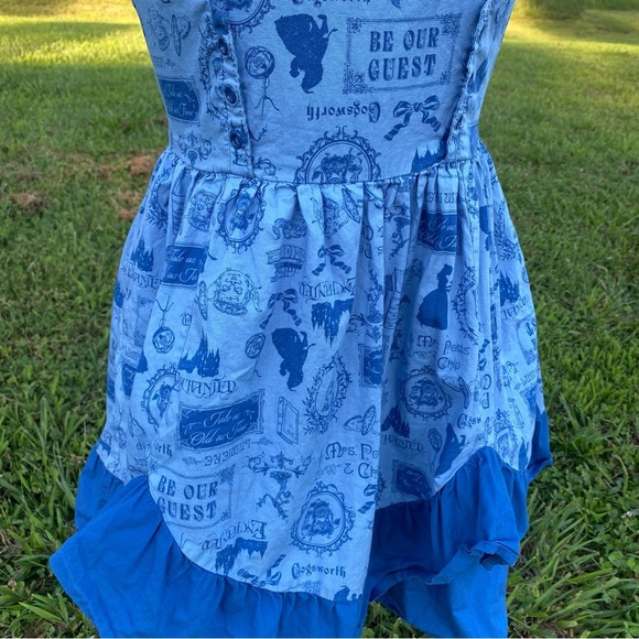 Disney Beauty & Beast Ruffle Dress Small Limited edition Hot Topic - Picture 3 of 13